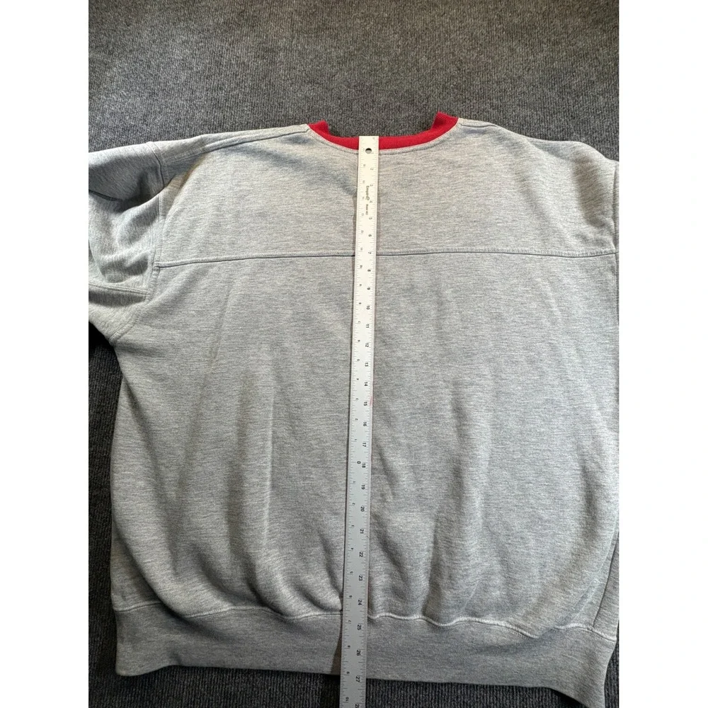 Vintage Lee Sport Washington Redskins NFL Sweatshirt Gray XL Embroidered NFC